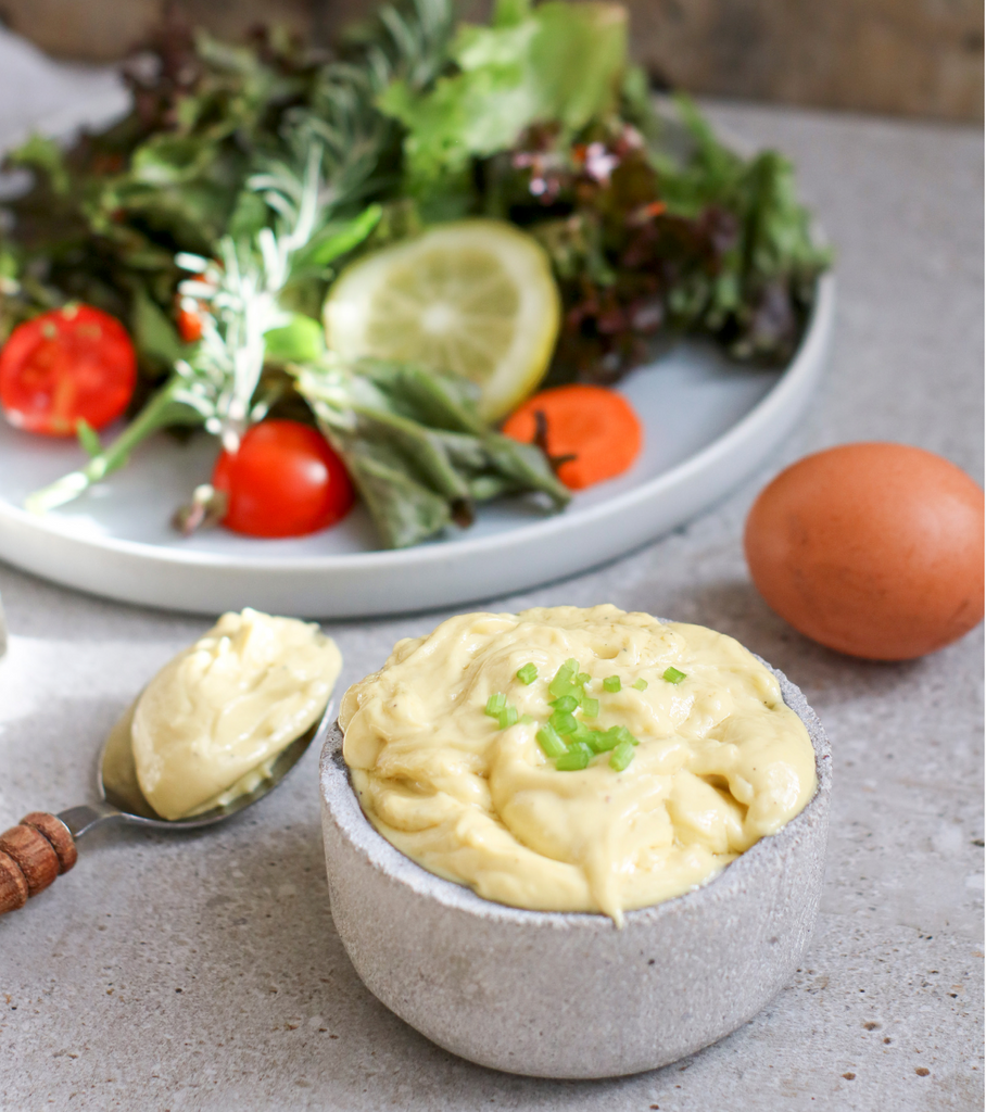 Egg Yolk Dijon Dressing (mayo)