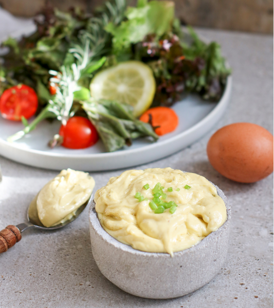Egg Yolk Dijon Dressing (mayo)