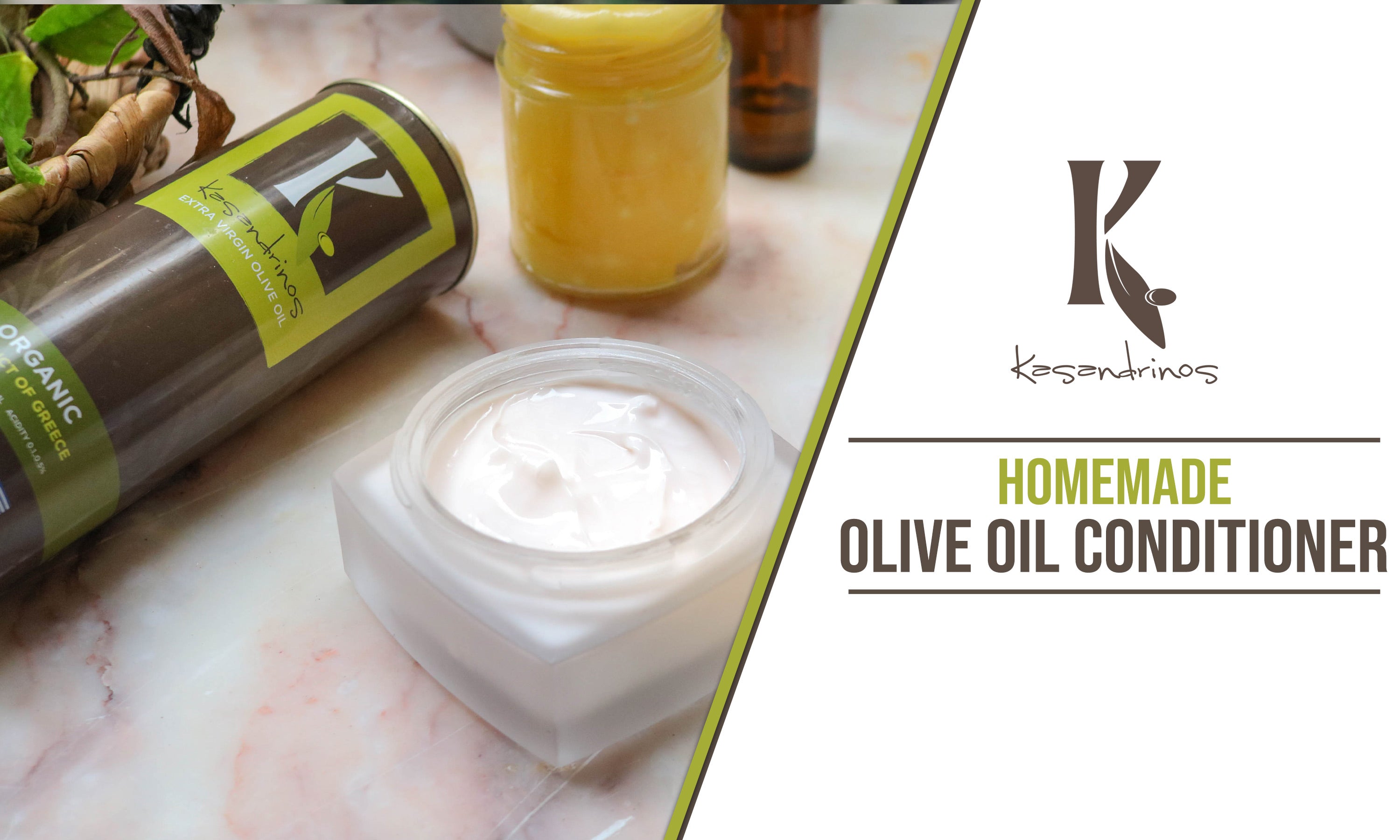 Homemade Olive Oil Hair Conditioner Kasandrinos International