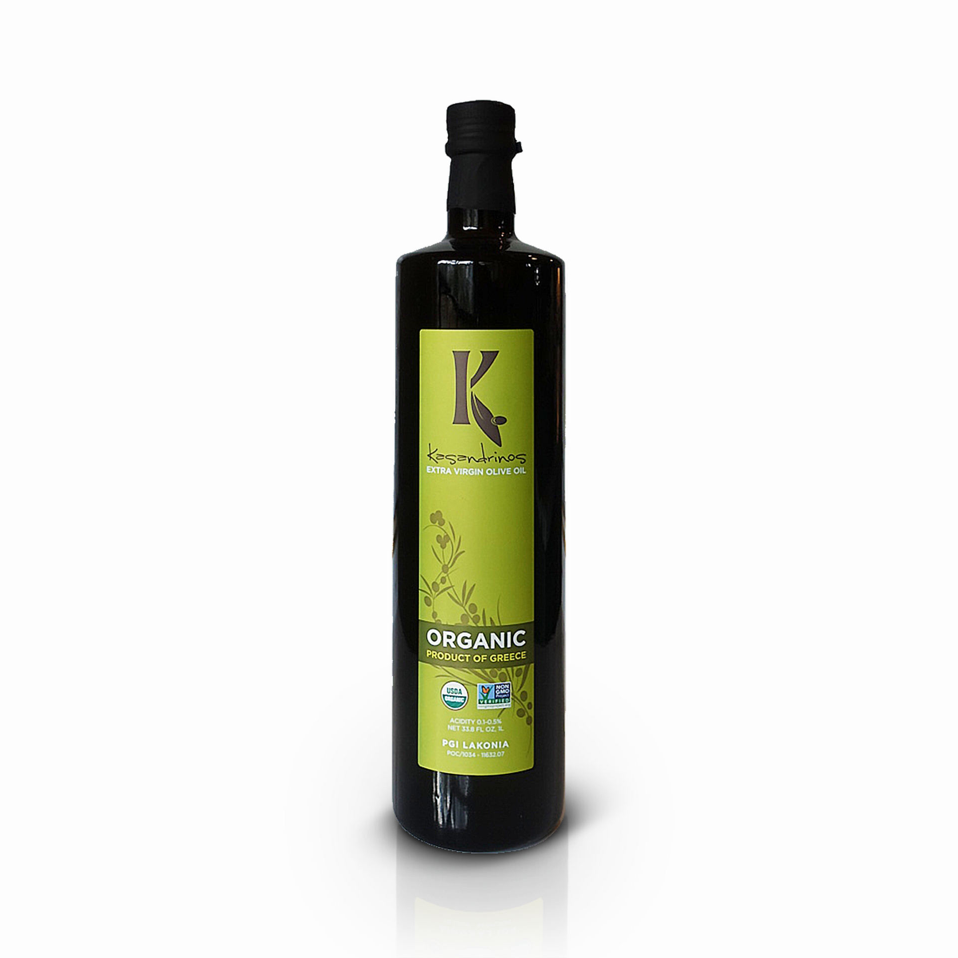 1L Bottle - Organic EVOO – Kasandrinos International