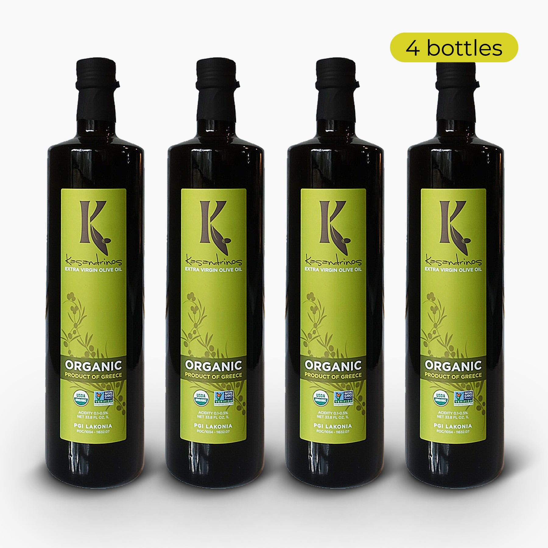1L Bottle - Organic EVOO