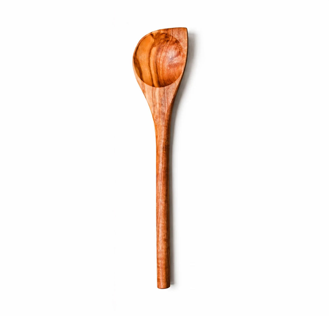 Olive Wood Corner Spoon