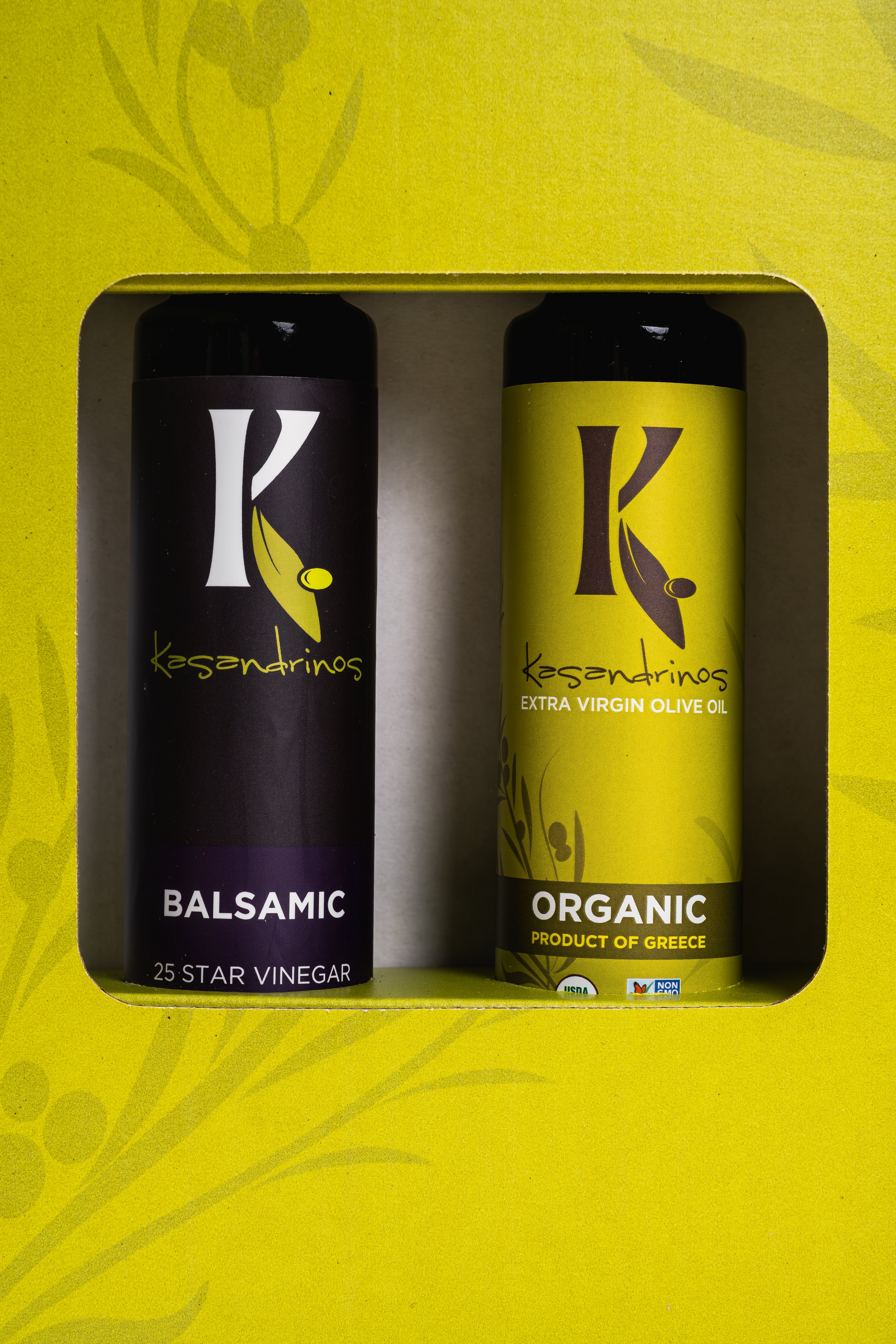 Gift Box - Organic EVOO & Vinegar – Kasandrinos International