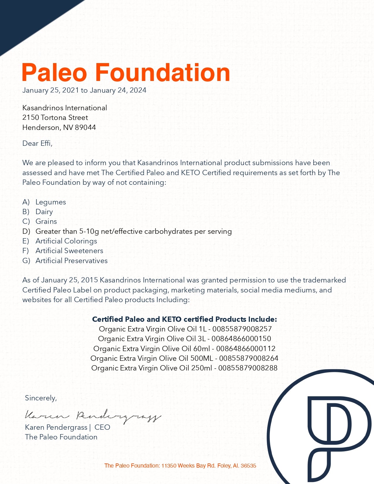 Keto & Paleo Certifications