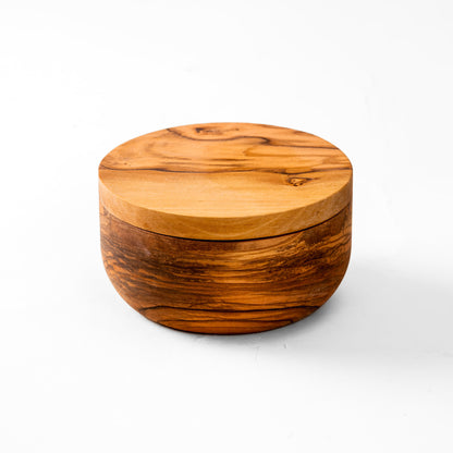 Olive Wood Salt and Pepper Cellar